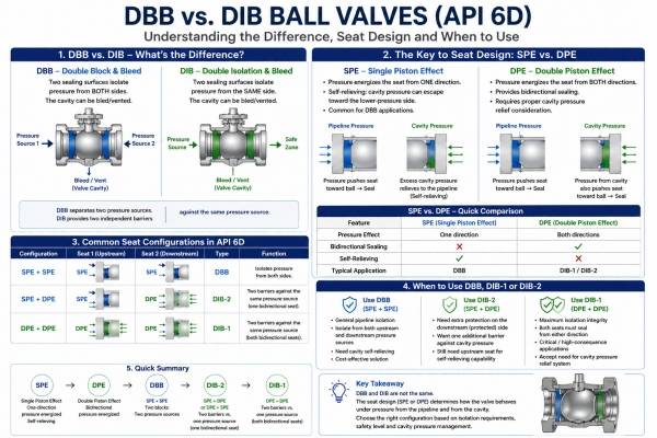 DBB vs. DIB Ball Valves: What's the Difference?